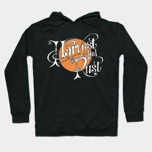 Harvest & Rust on black Hoodie